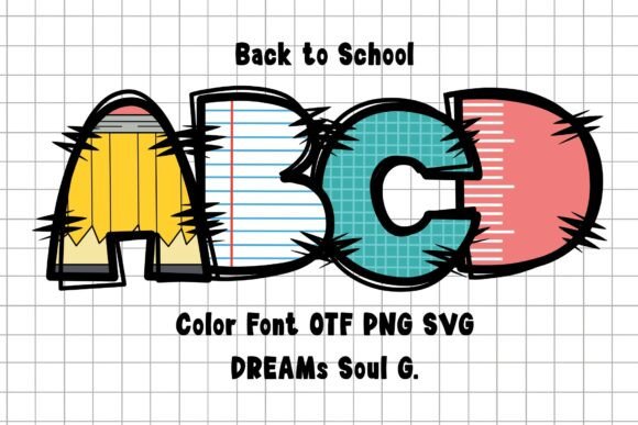 Backto200pencil: Ignite Classroom Creativity with a Color Font