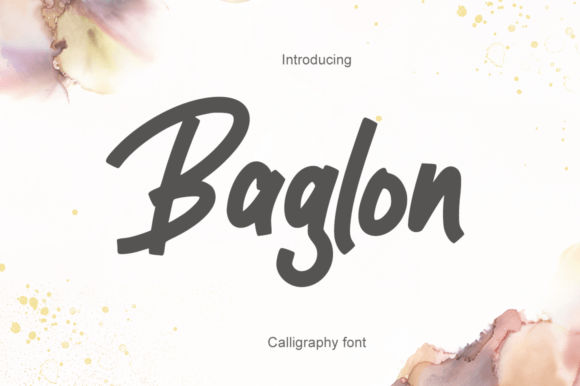 Baglon: The Stylish Handwritten Font for Modern Design