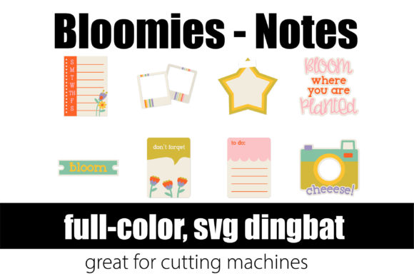 Bloomies Notes: Elevate Your Visual Design with Colorful Typography