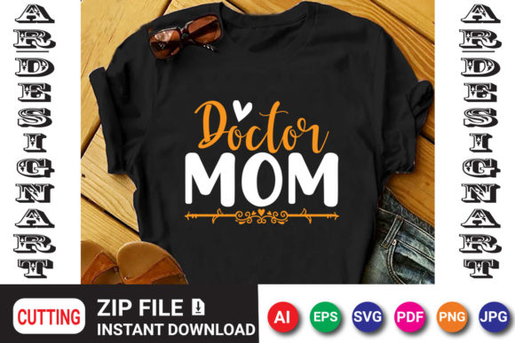 Doctor Mom: A Fresh Mother's Day Design for Your Creative Projects