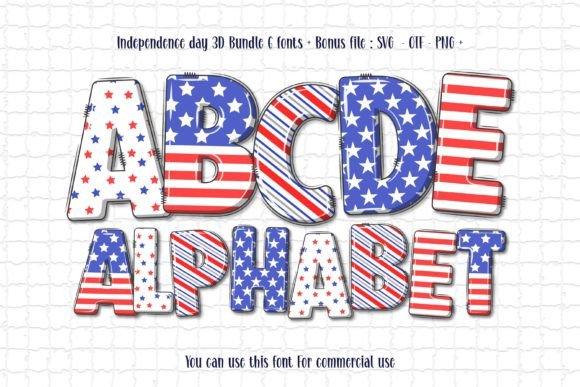 Elevate Patriotic Designs with the Independence Day 3D Bundle