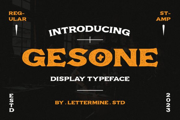 Gesone: Vintage Charm for Modern Design