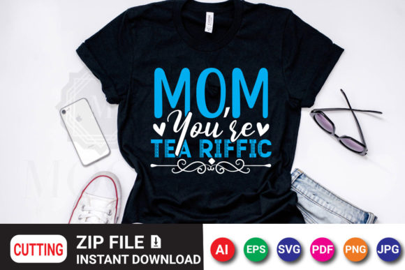 Mom You’re Tea Riffic: A Versatile Design Asset