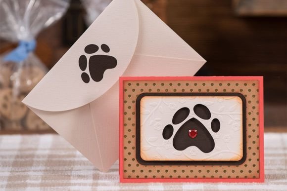 Pet Paw Card SVG: A Design for Heartfelt Connection