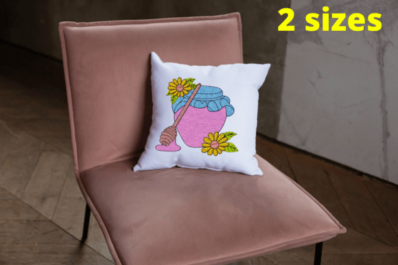 Pot of Honey: A Sweet Embroidery Design for Creative Projects