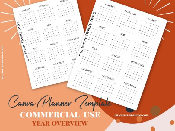 Streamline Your Planning with a Versatile Year Overview Calendar