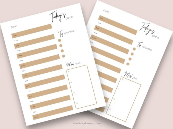 Streamline Your Workflow with an Undated Daily Planner Template