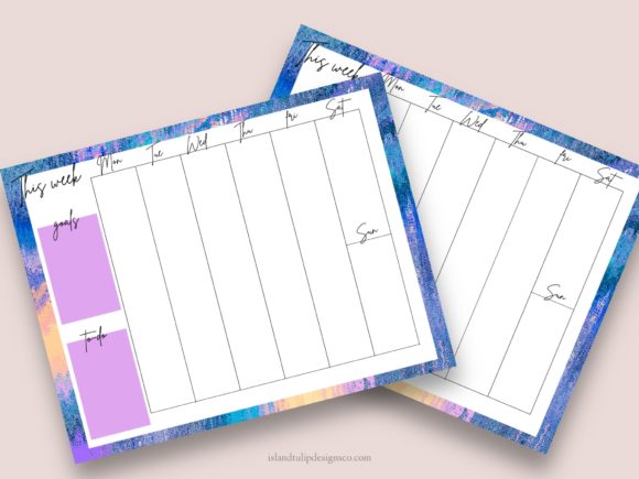 Transform Your Creative Workflow with a Colorful Landscape Planner Template