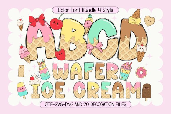 Wafer Ice Cream: A Sweet Design Asset for Creative Projects