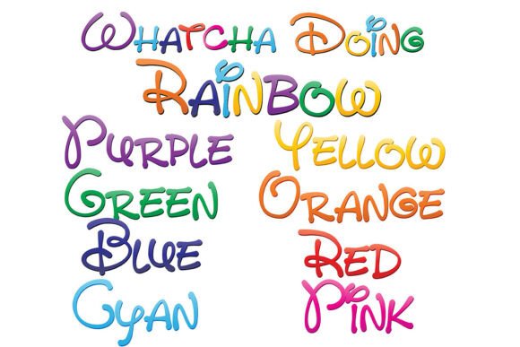 Whatcha Doing: Elevate Projects with Rainbow Typography