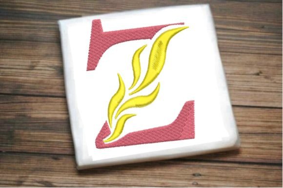 Z Letter Alphabet on Fire: Dynamic Design for Visual Impact